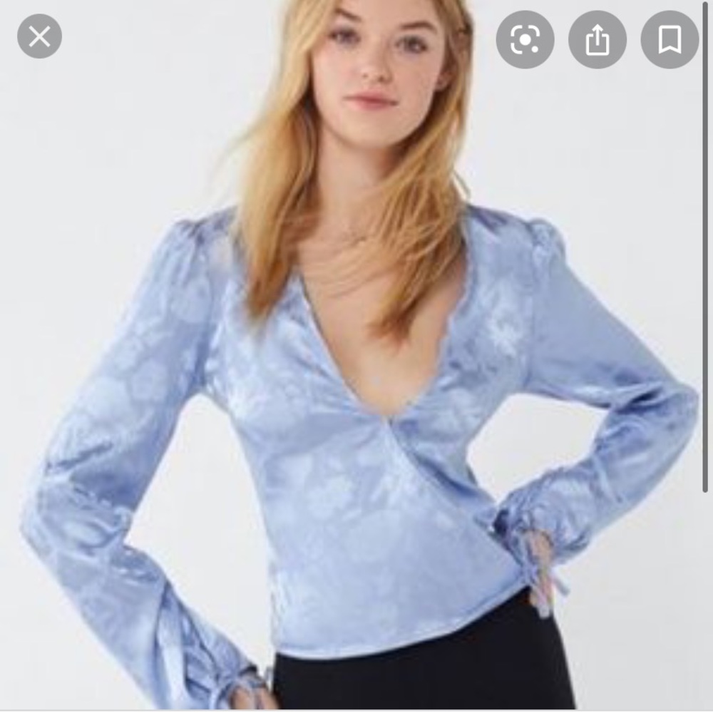 NWT Urban Outfitters Jacquard Blouse